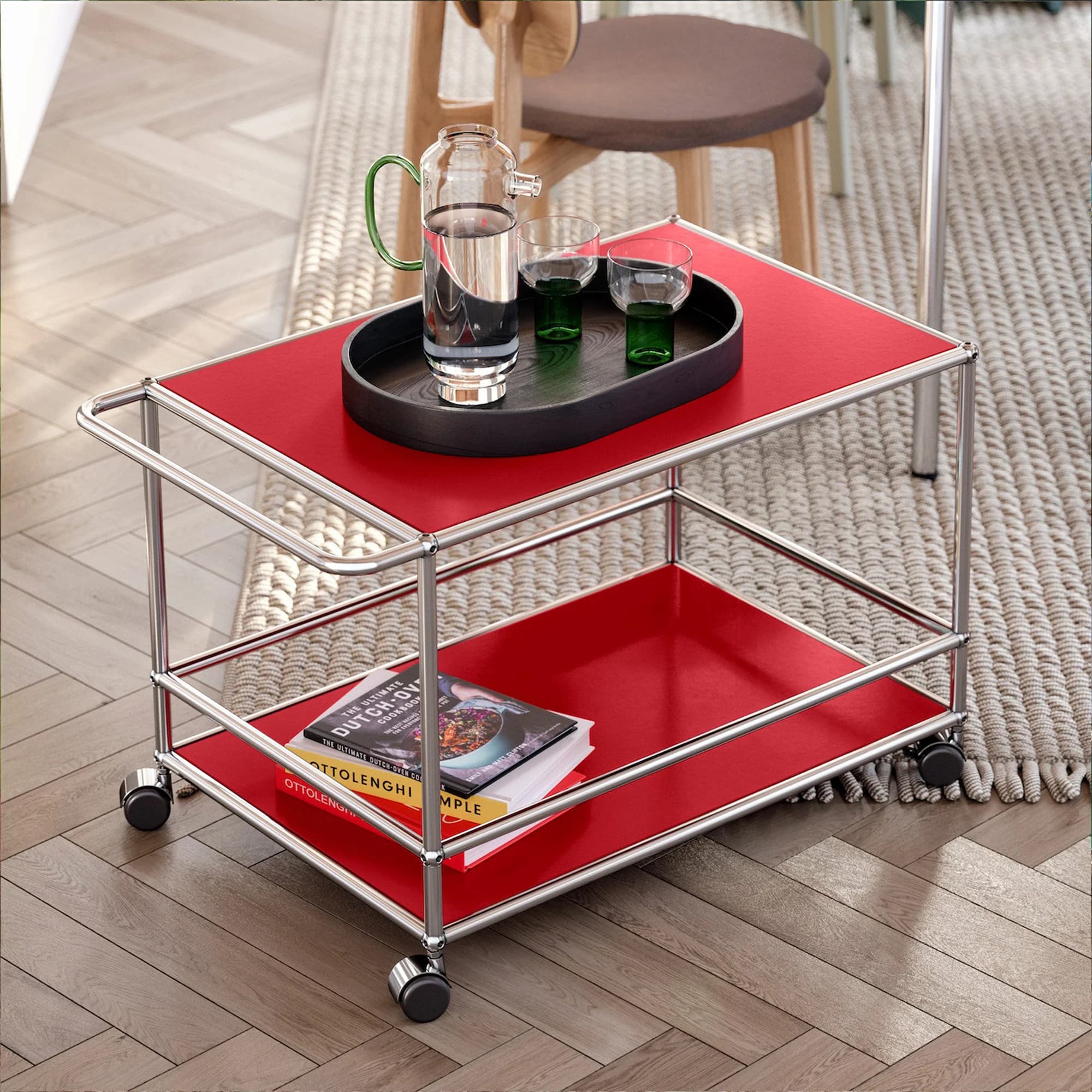 USM Haller L18 Serving Cart – front view