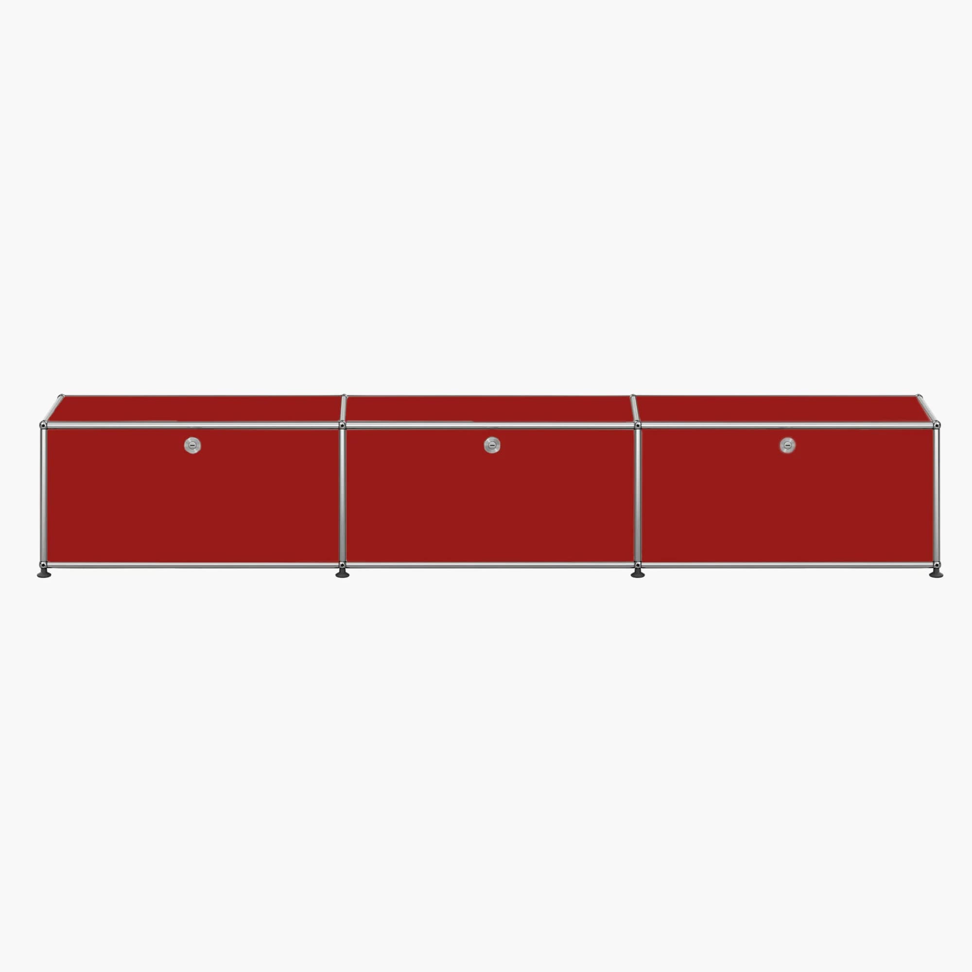 USM Haller C13 Media unit in Ruby Red