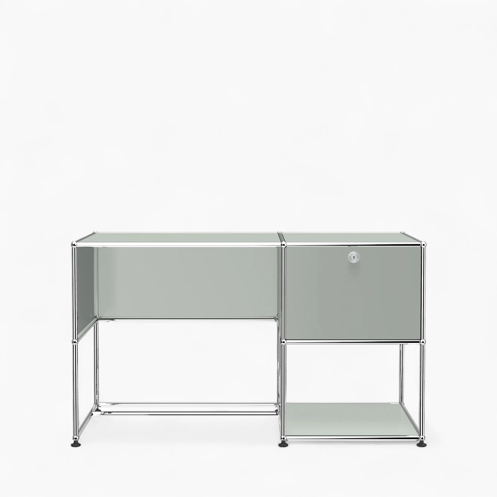 A1 Desk Unit Light Grey