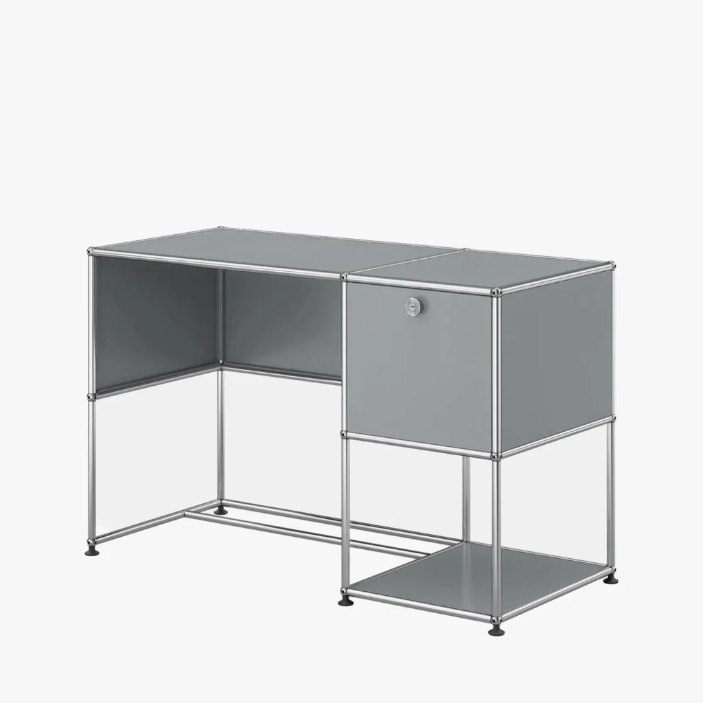 A1-Desk-Unit-Matte-Silver-2 A1 Desk Unit Matte Silver 2