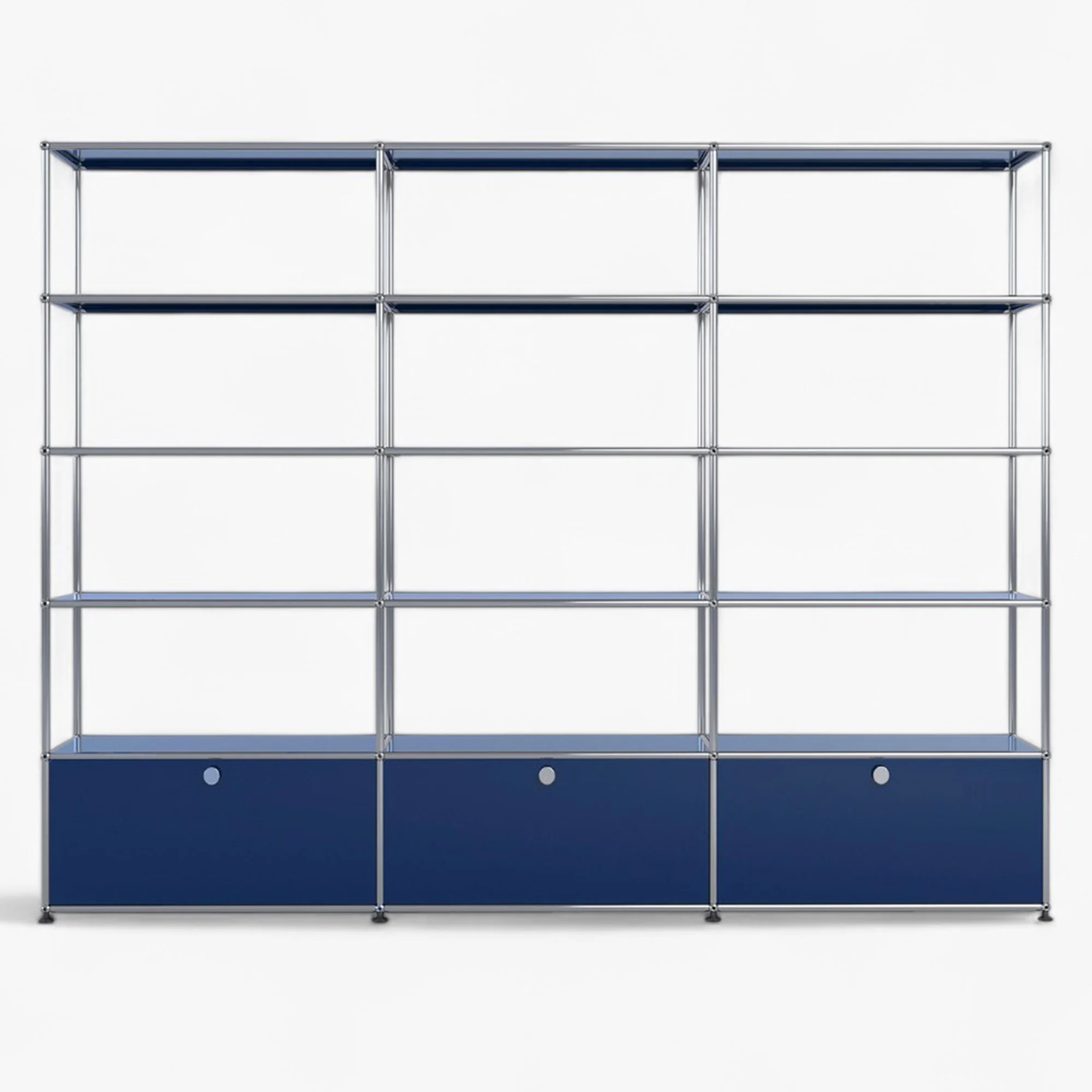 Arvhi C18 USM Haller dupe shelving in Steel Blue